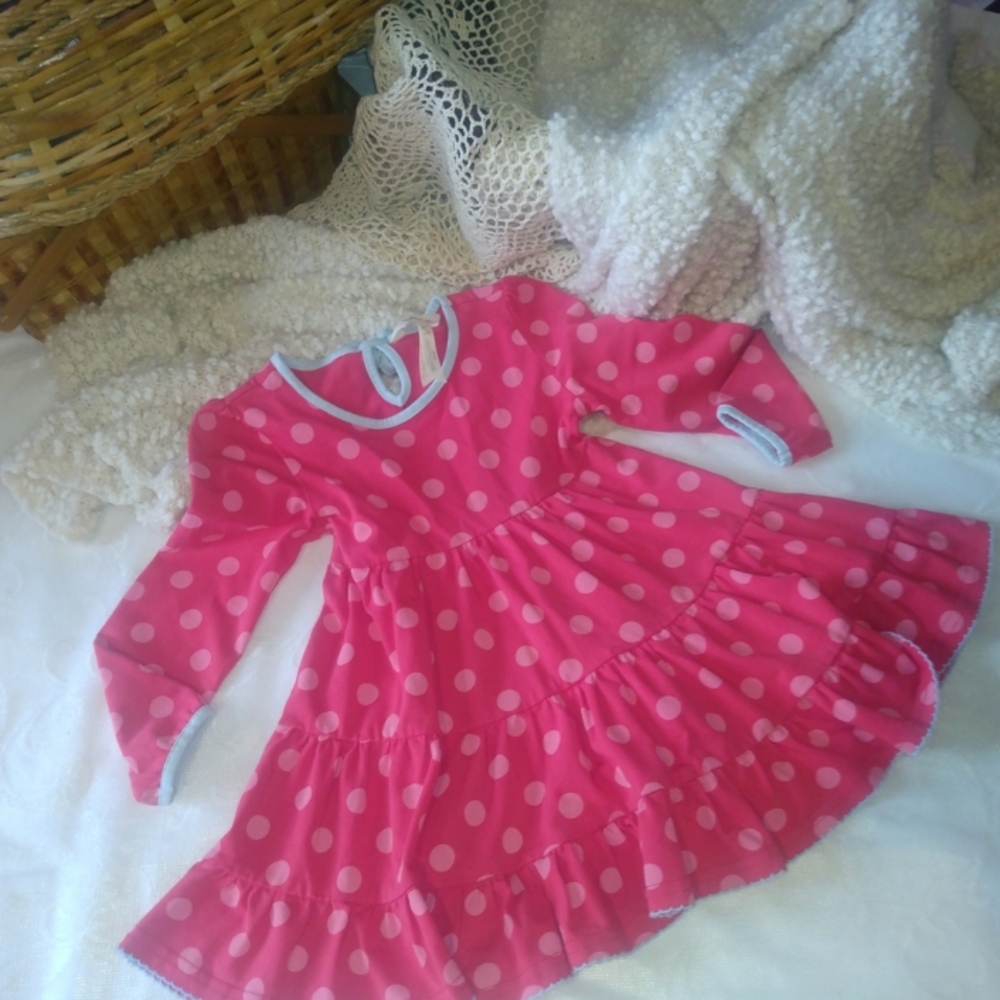 Matilda Jane Pink Pleated Ruffled Sundress - Picture 5 of 6